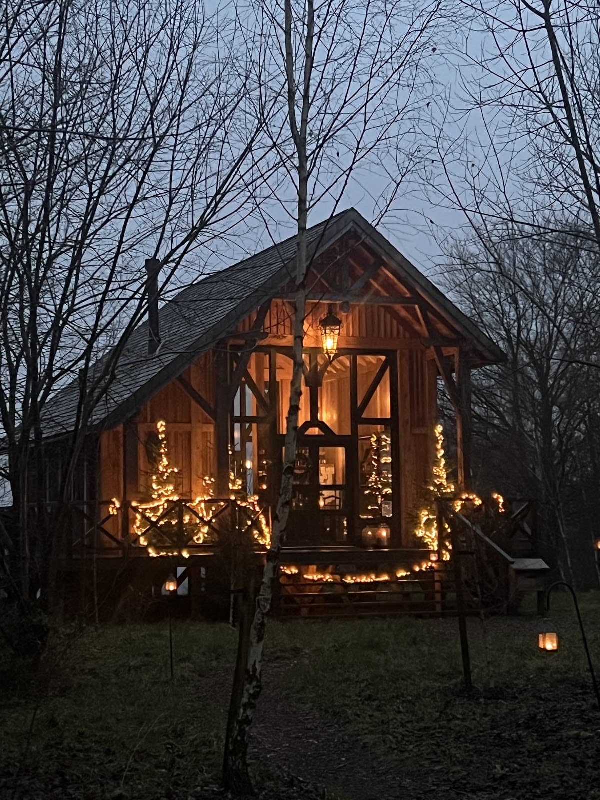 Sleeping in a super cozy cabin - 6