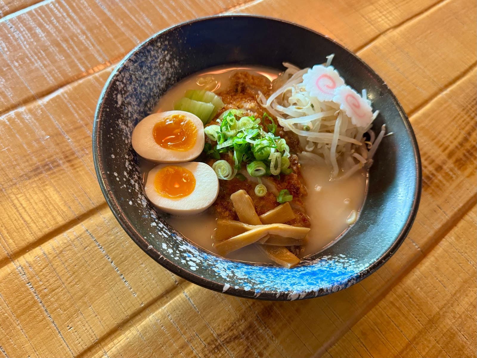 A bowl of ramen, and a glass of beer - 3