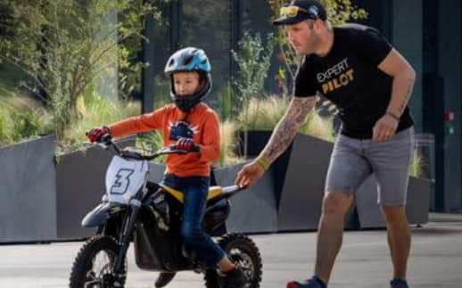 Mini-motorbike activity for children