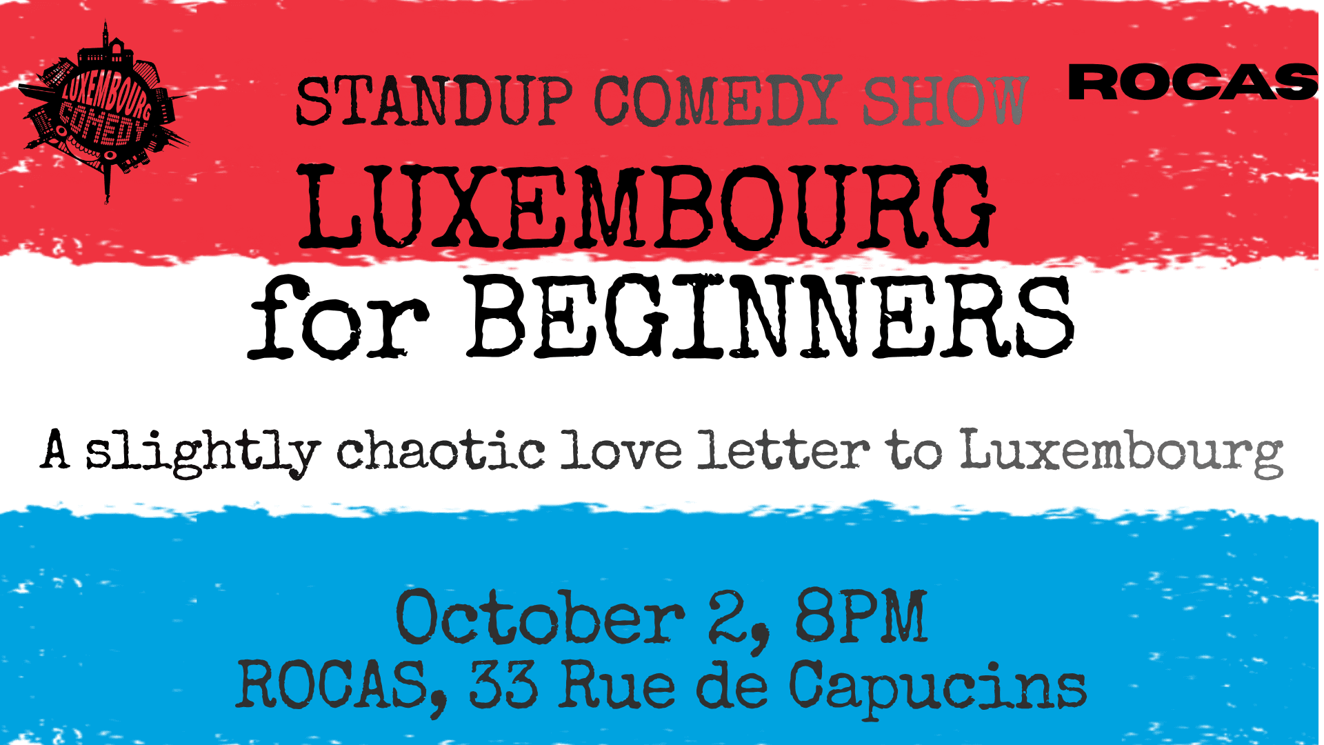 Luxembourg pour débutants – Spectacle de stand-up