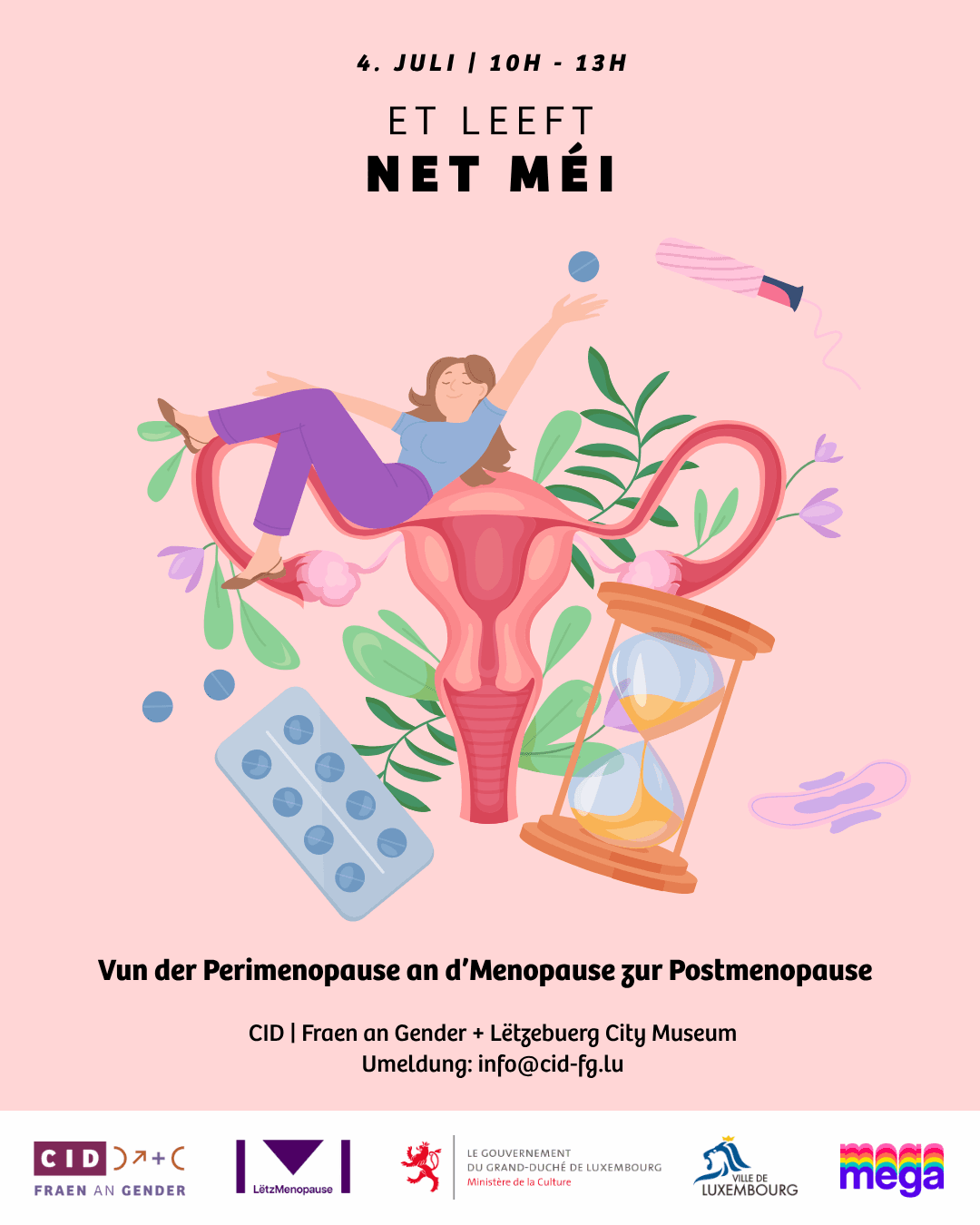 It's not over - From perimenopause to menopause to postmenopause
