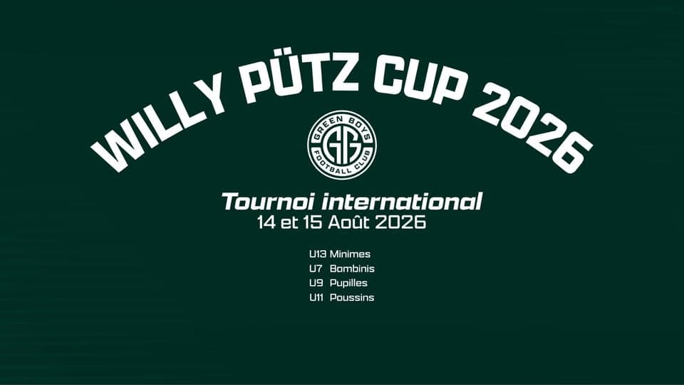 Willy Putz Cup 2026 - U7 to U13