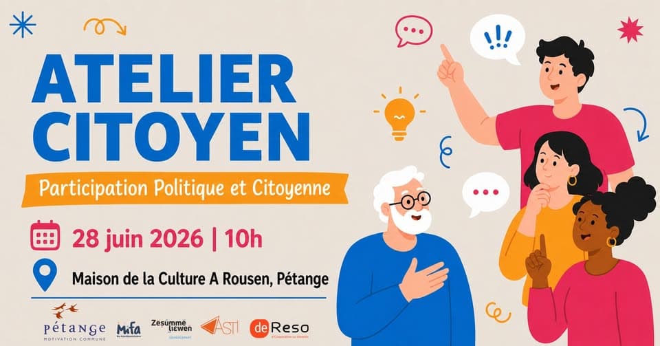 Pétange: Citizens' Workshop – Political and Civic Participation