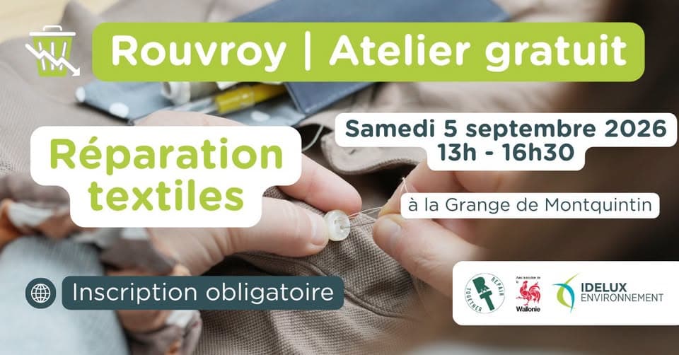 Atelier réparation textiles