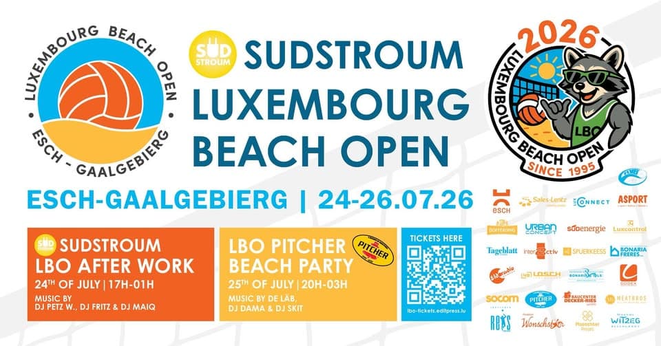 Sudstroum Luxembourg Beach Open 2026