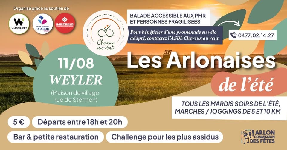 Les Arlonaises of Summer 2026 - August 11 - Weyler