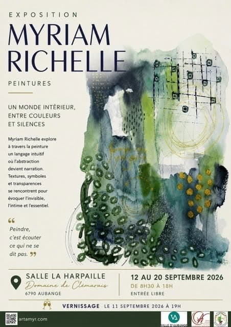 Exhibition "Un monde intérieur, entre couleurs et silences."