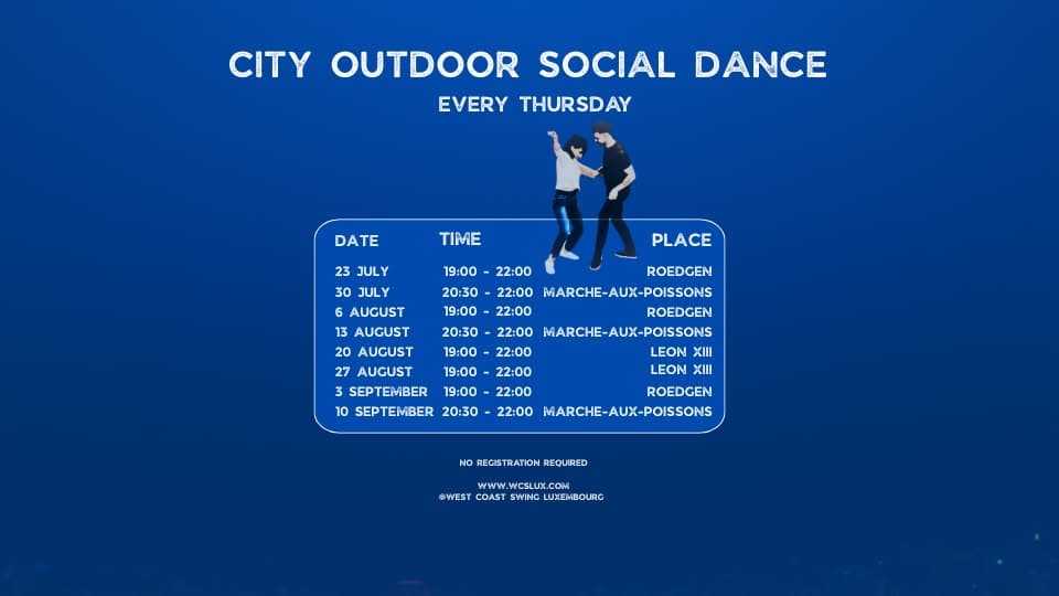 City Outdoor Social Dance