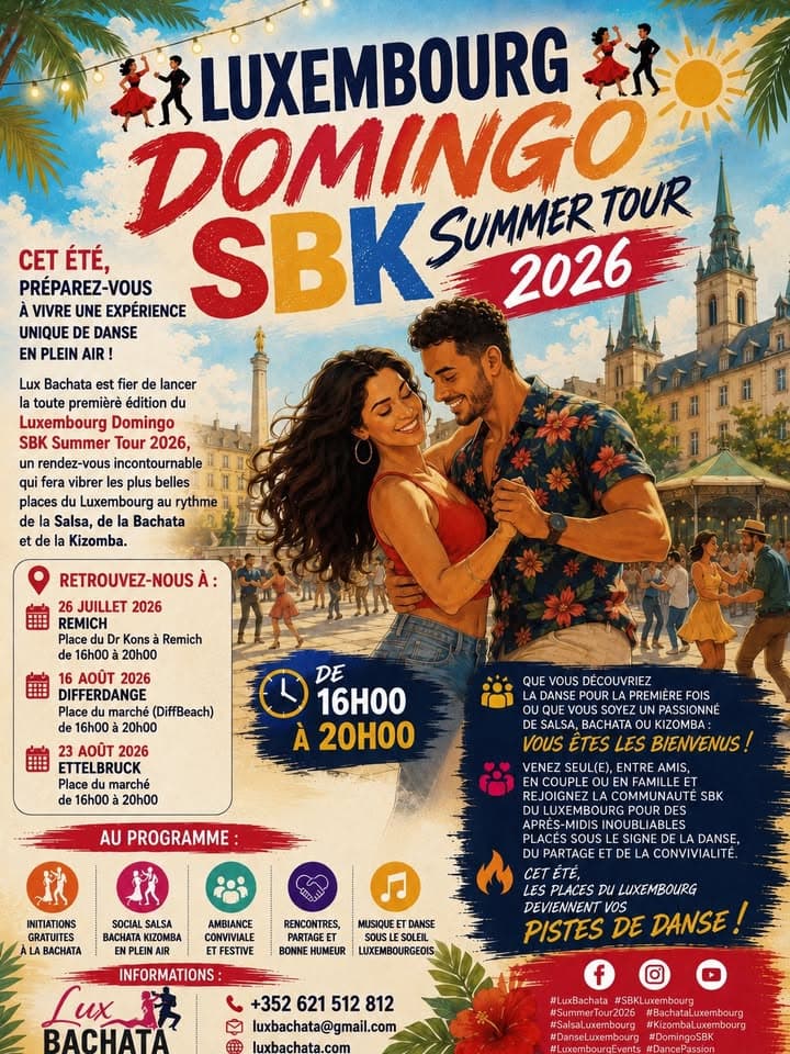 Luxembourg Domingo SBK Summer Tour 2026