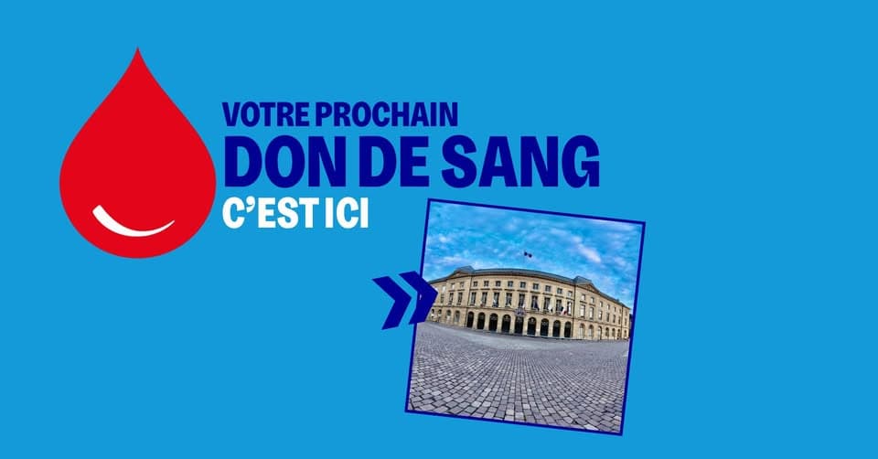 Blood donation – Hôtel de ville - Metz