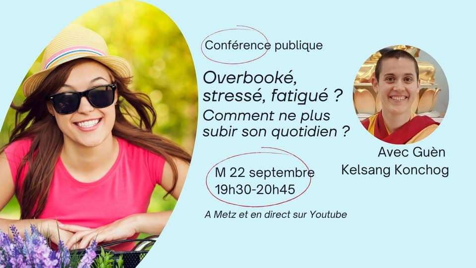 Public talk: Overbooked, stressed, tired? How can you stop being overwhelmed by everyday life?