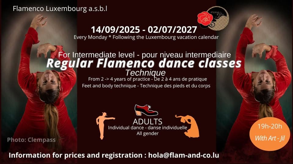 Adult Flamenco: Intermediate 1 – technique class