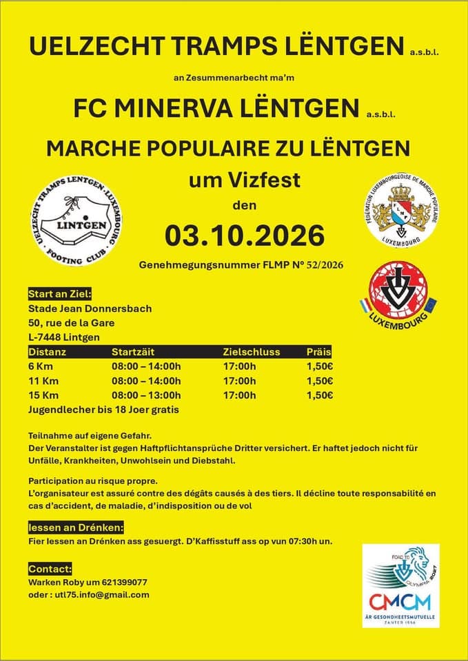 Popular walk in Lintgen – Vizfest