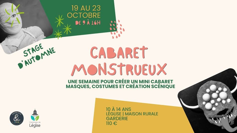 Cabaret Monstrueux | Stage d'automne