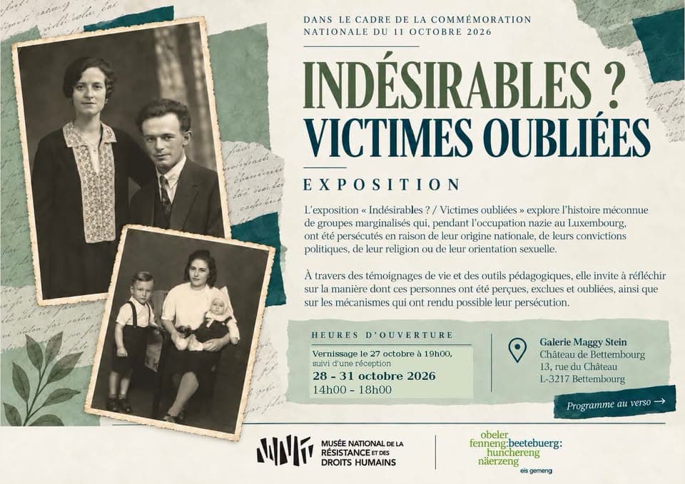Undesirables? | Forgotten Victims – Exhibition