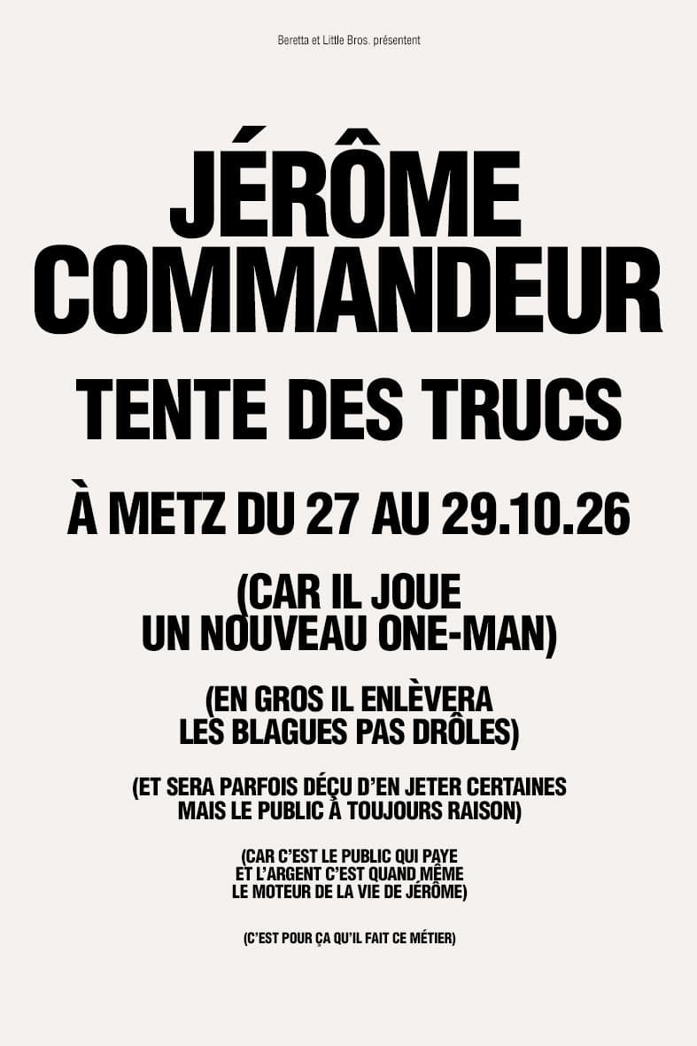 Jérôme Commandeur tries things.