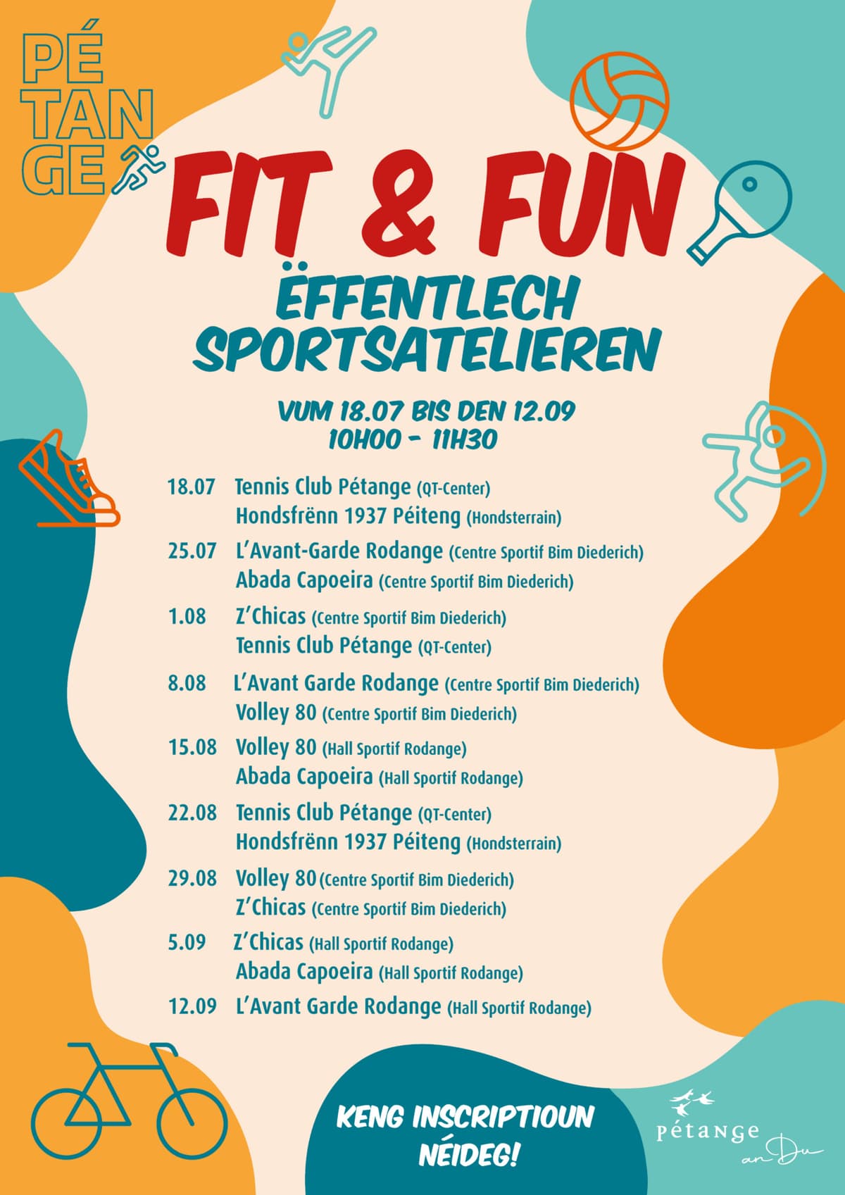 Fit & Fun – Ateliers ludiques (Tennis)