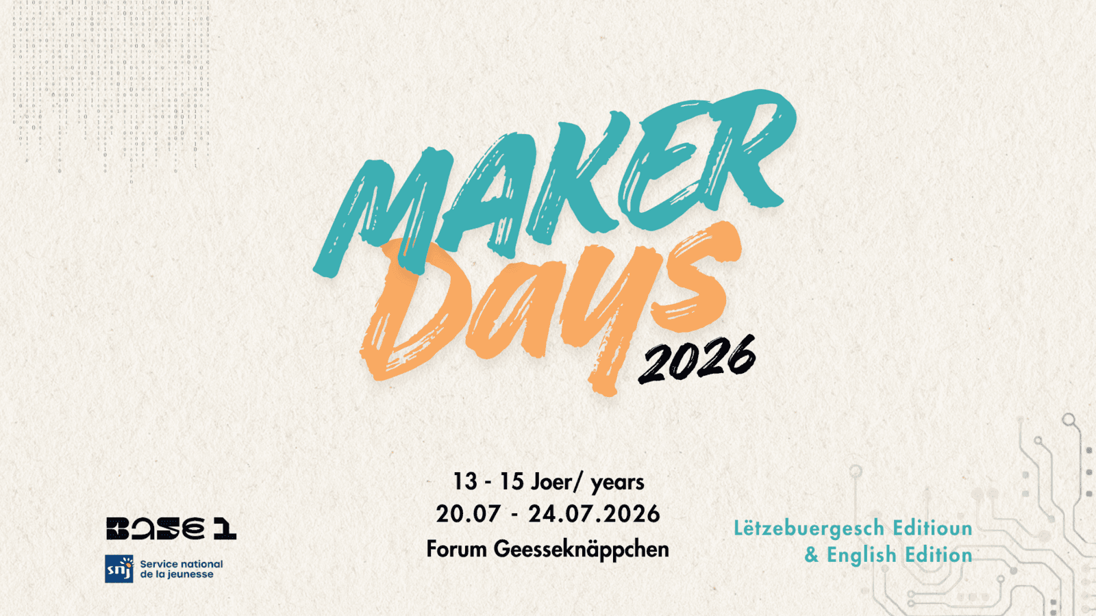 Maker Days 2026