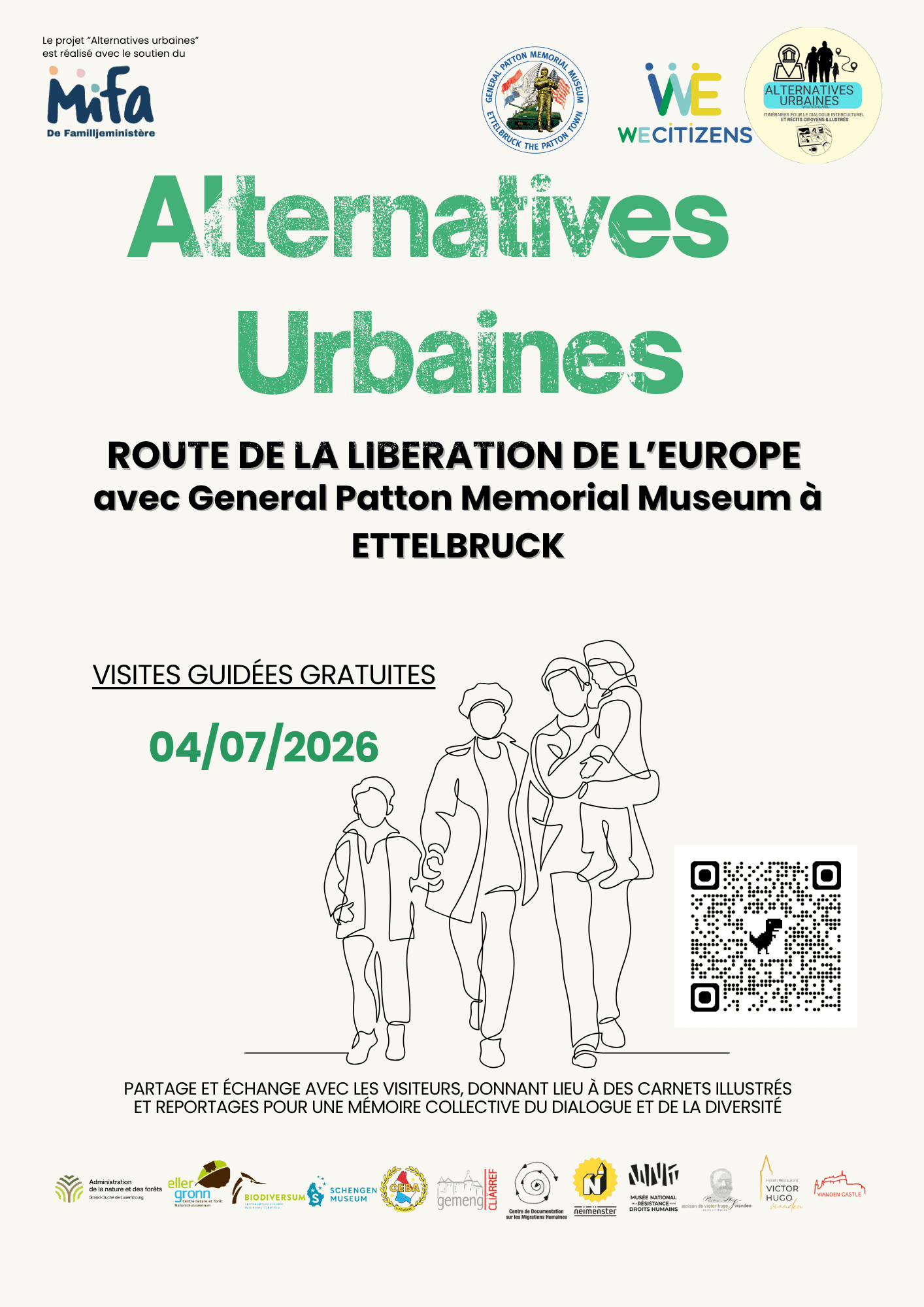 Visites guidées gratuites – Alternatives urbaines – Itinéraires pour le dialogue interculturel