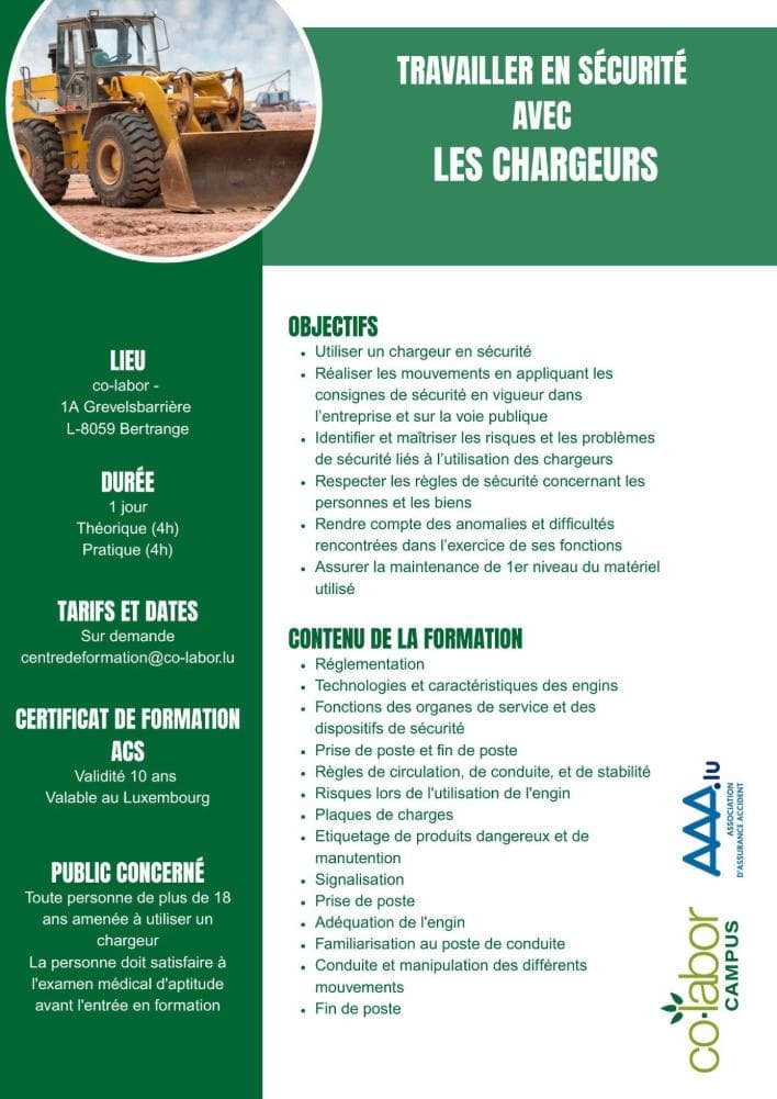 Formation chargeurs