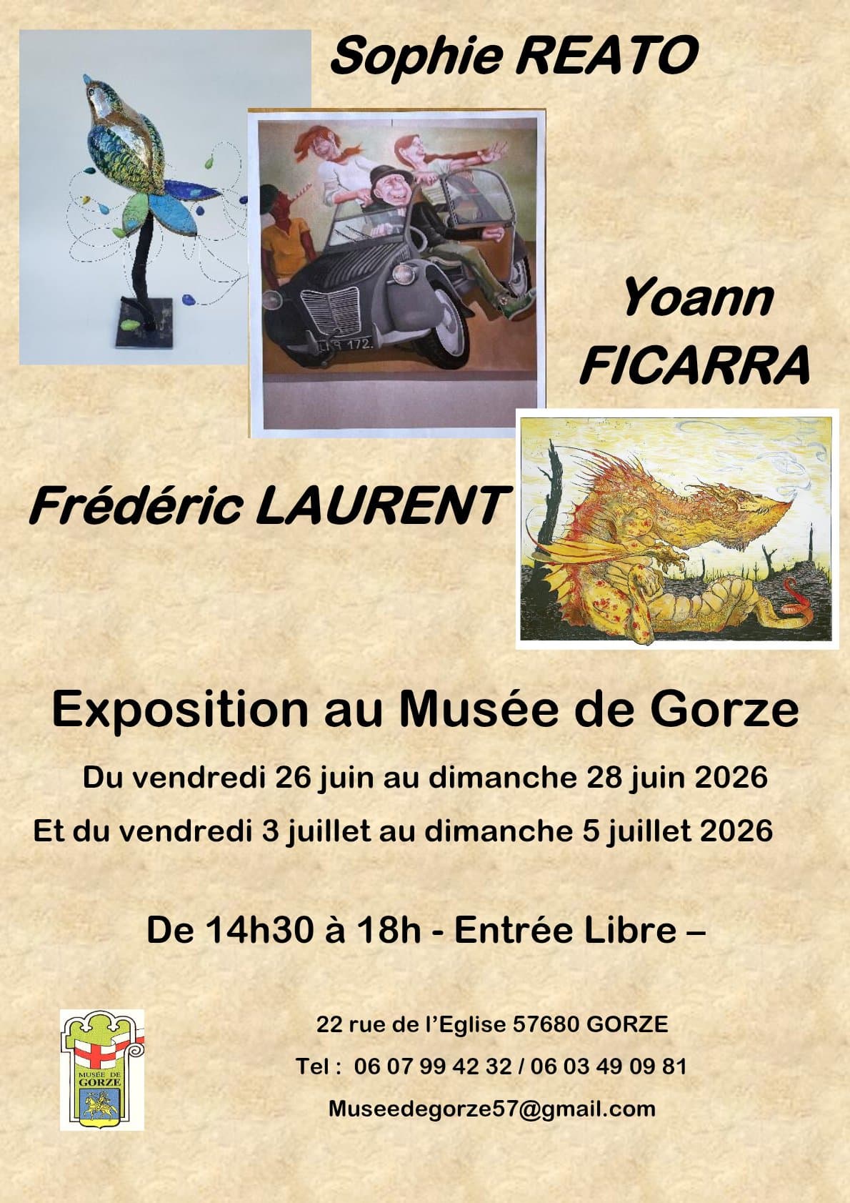 Exposition artistique au Musée de Gorze