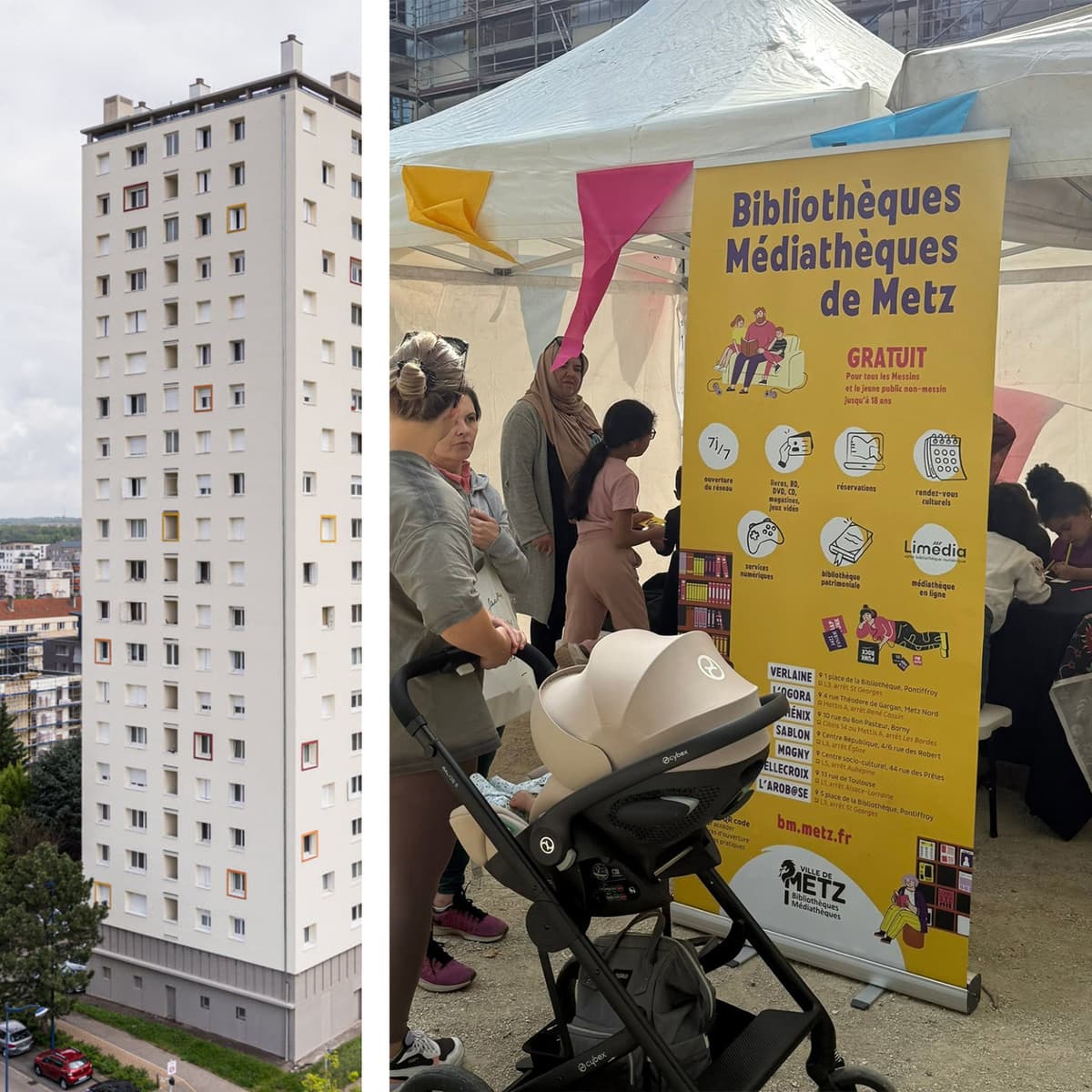 The media libraries at the Tower in Celebration
