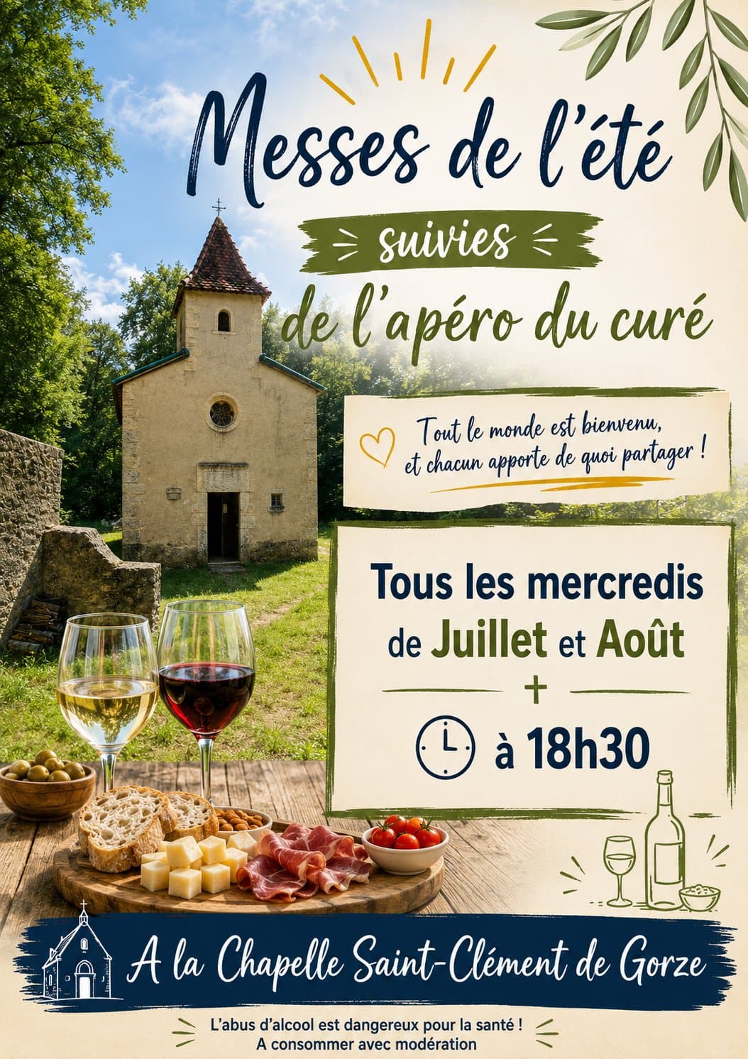 Summer Mass at the Chapelle Saint Clément