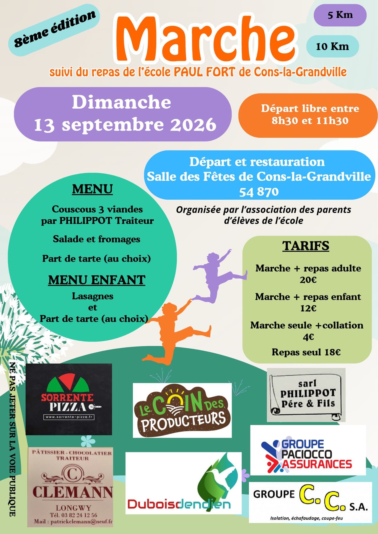 8th Walk of the Parents' Association of Cons la Grandville