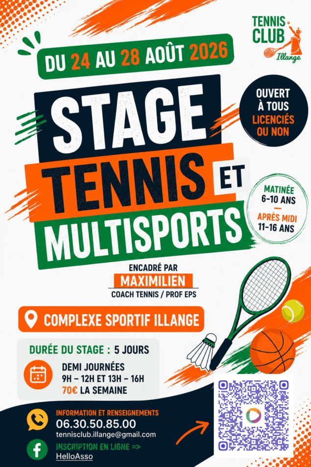 Stage tennis et Multisports