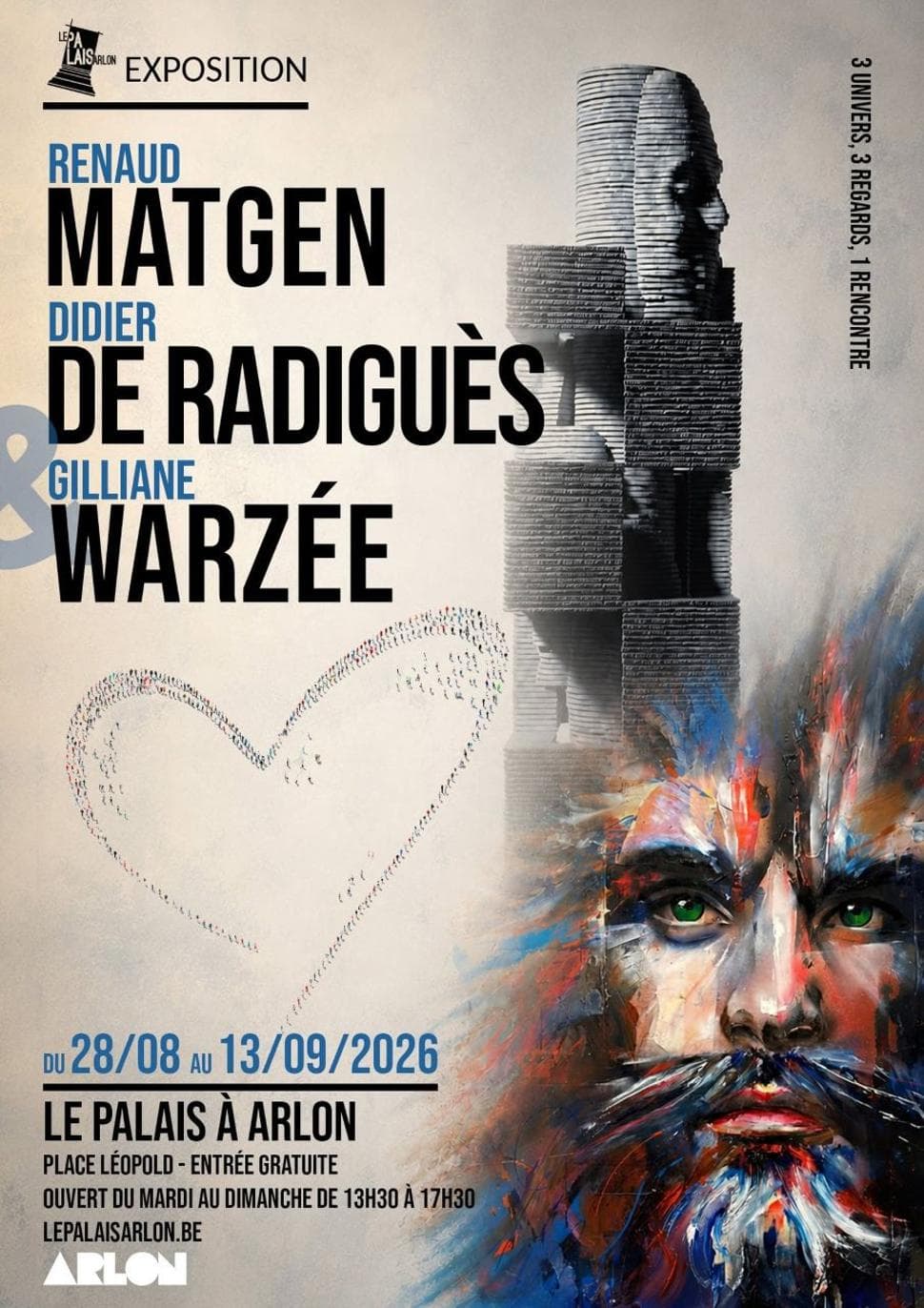 Exhibition: R. Matgen, D. de Radiguès & G. Warzée