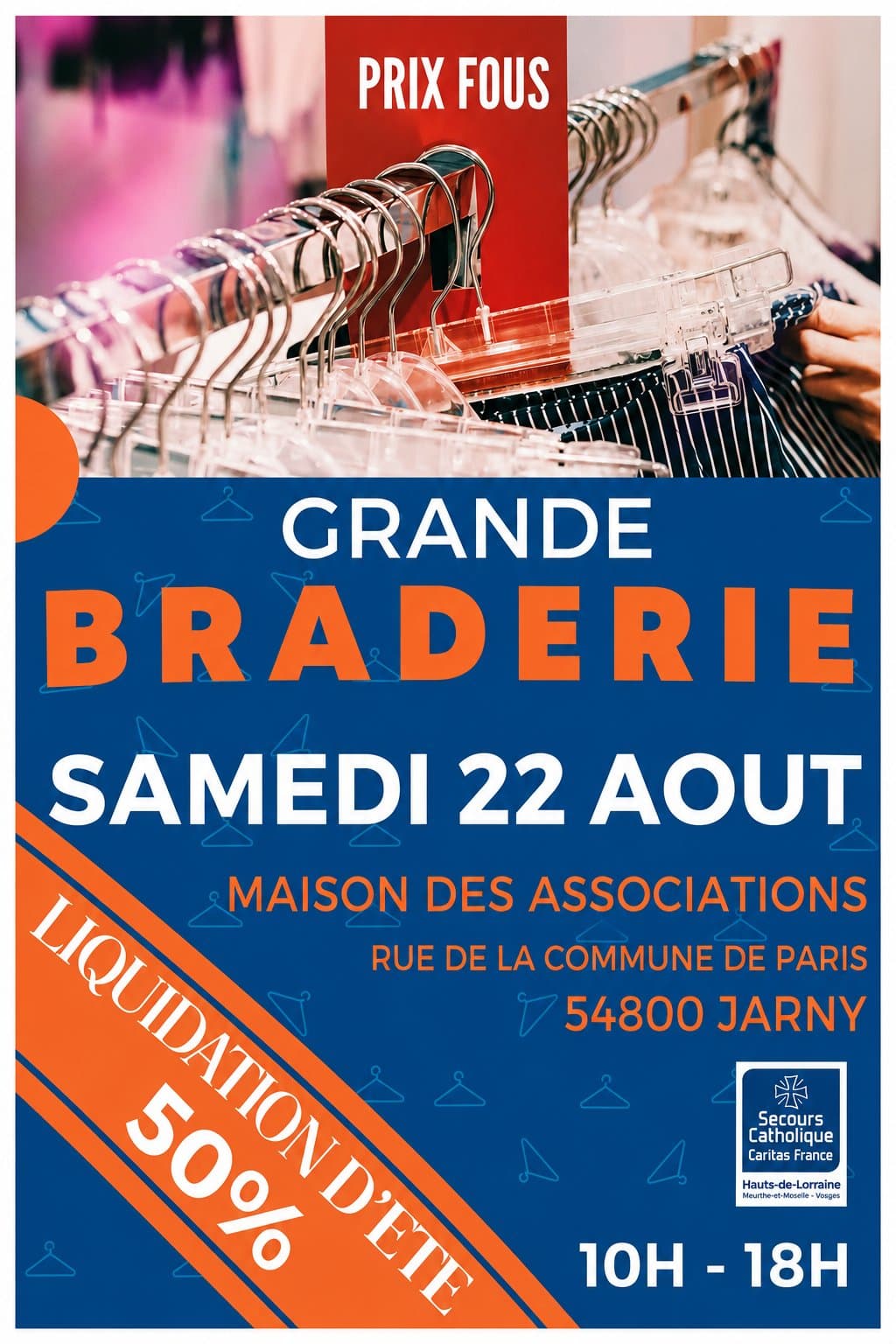 Solidarity – Large sale organised by Secours Catholique