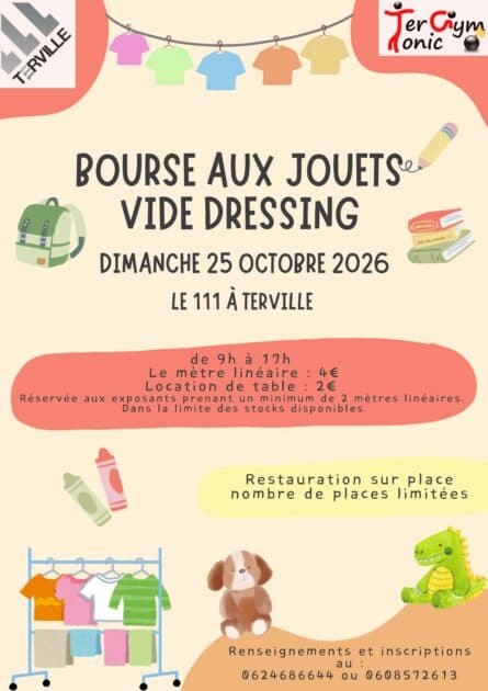 Bourse aux jouets et vide-dressing