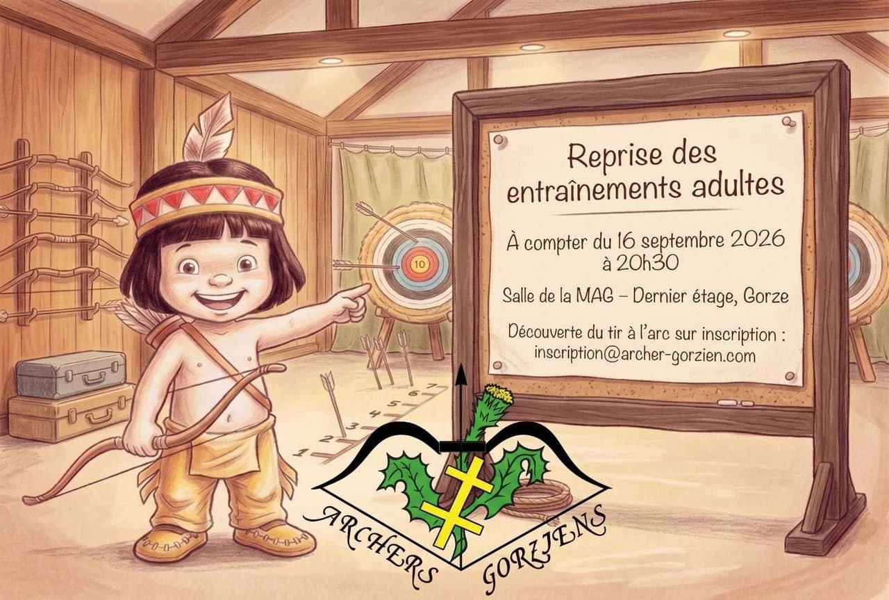 Les Archers Gorziens resume their adult training sessions