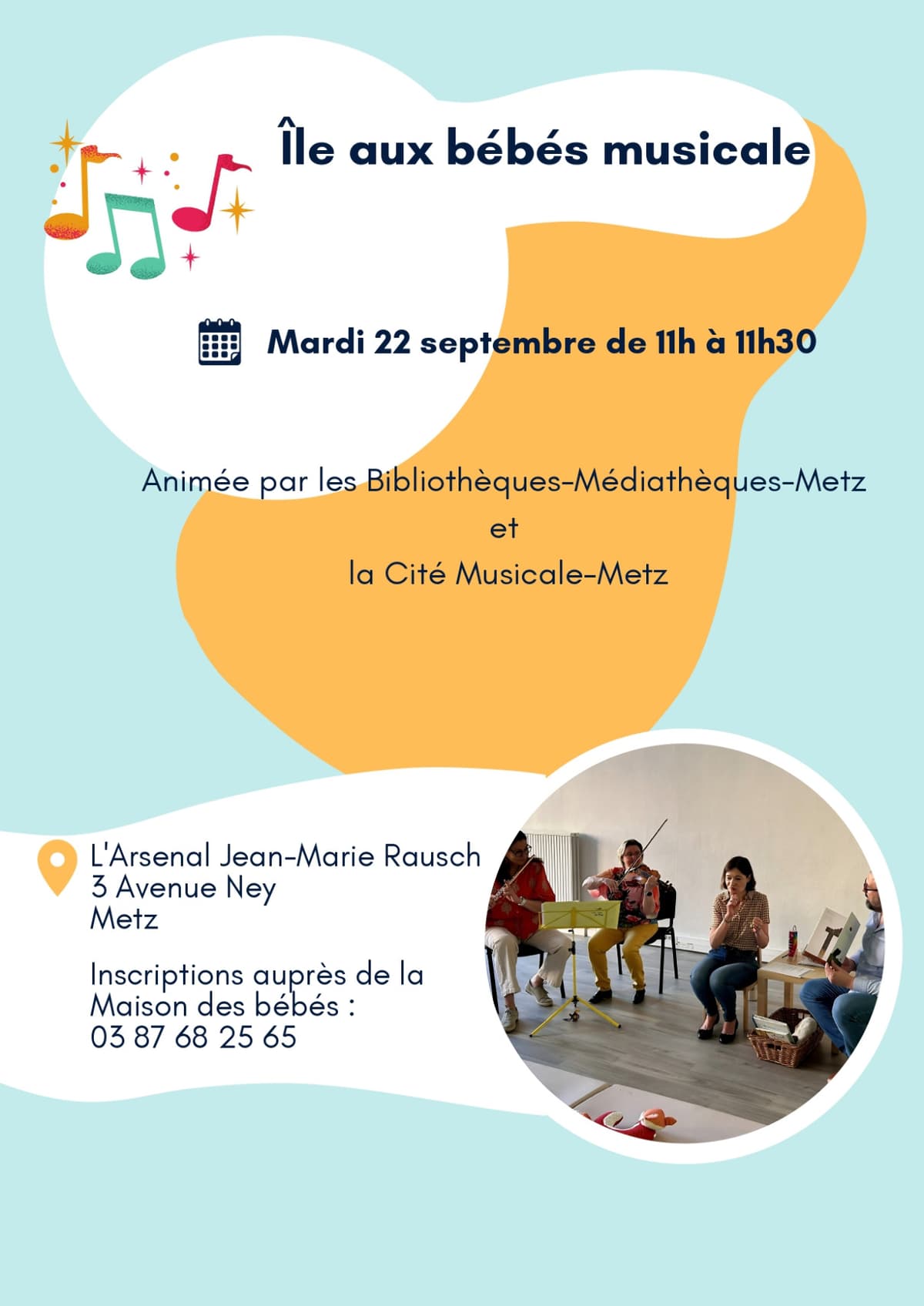 Île aux bébés musicale