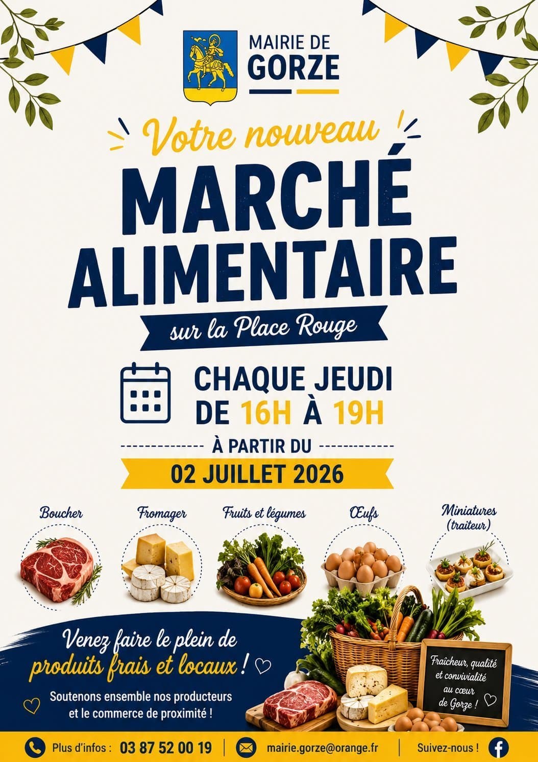 Le marché de Gorze !