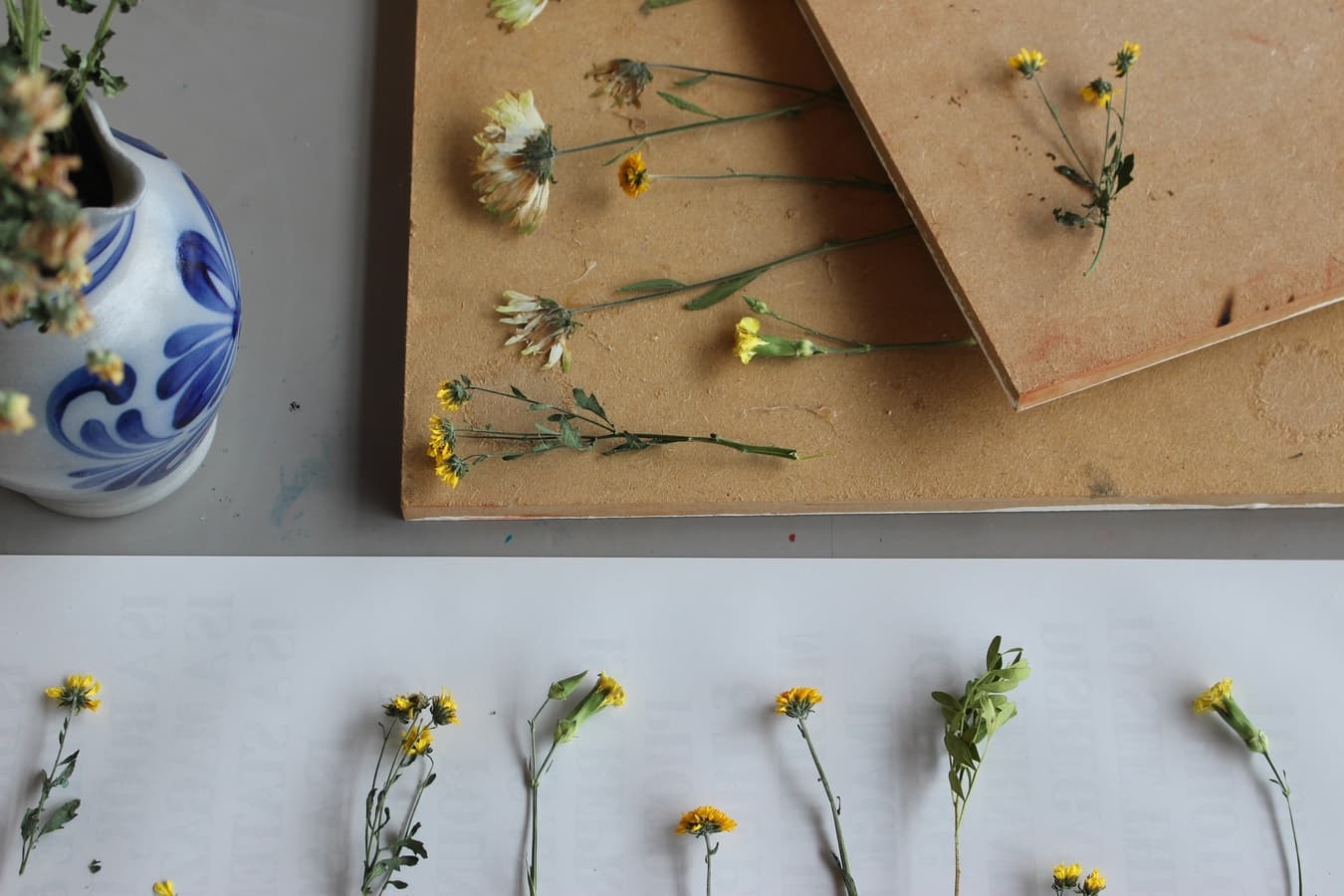 Make a flower press