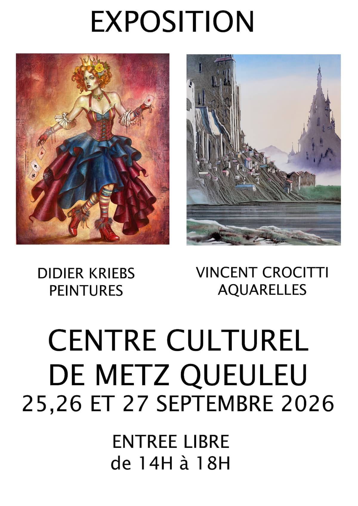Exposition de peintures