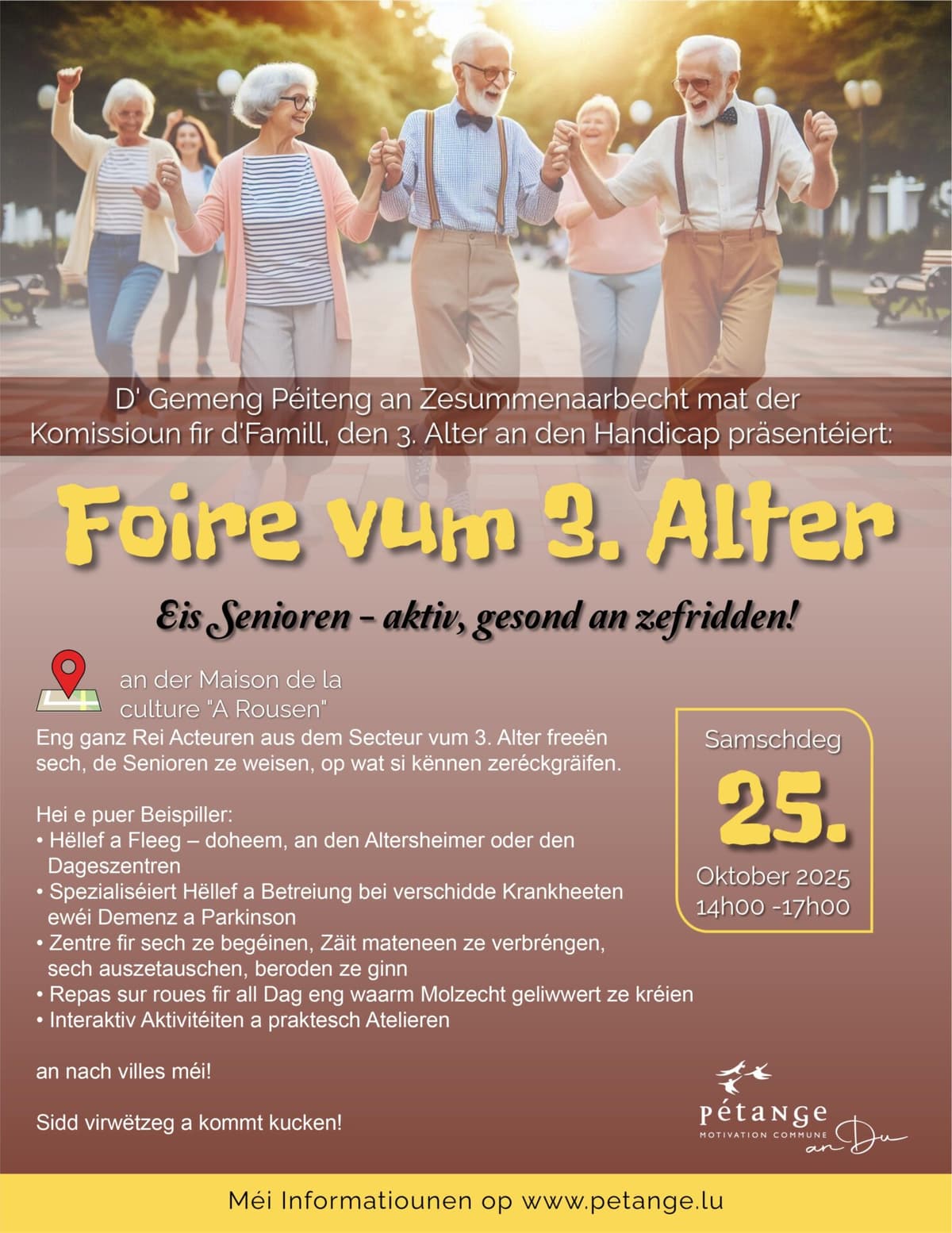 Third Age Fair – Active, healthy and satisfied seniors!