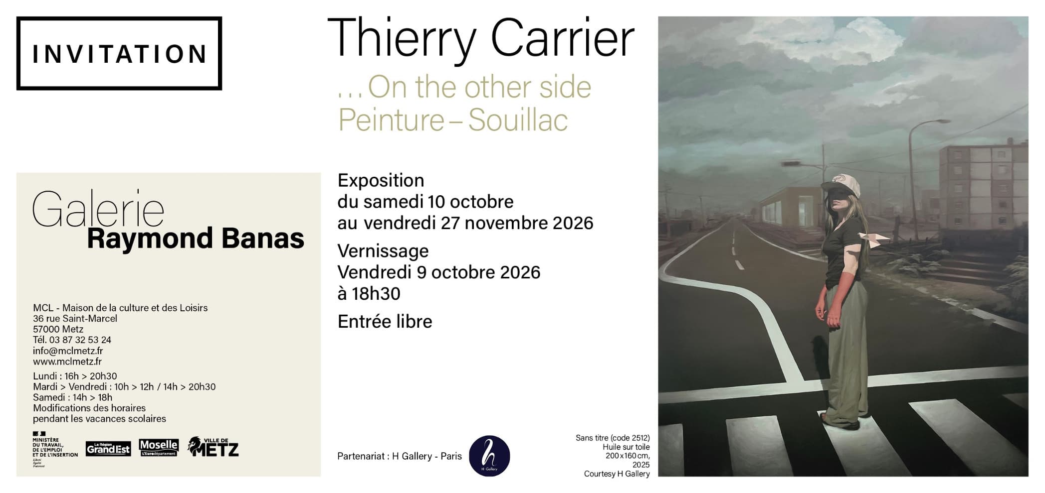 Exhibition - Thierry Carrier « ... On the other side »