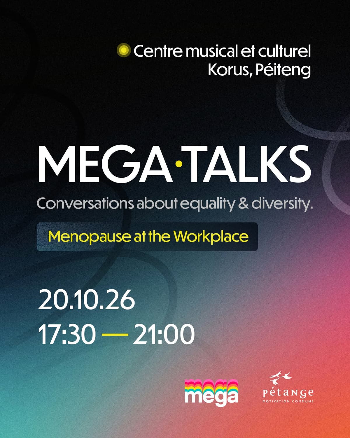 MEGA TALKS – Menopause at the Workplace
