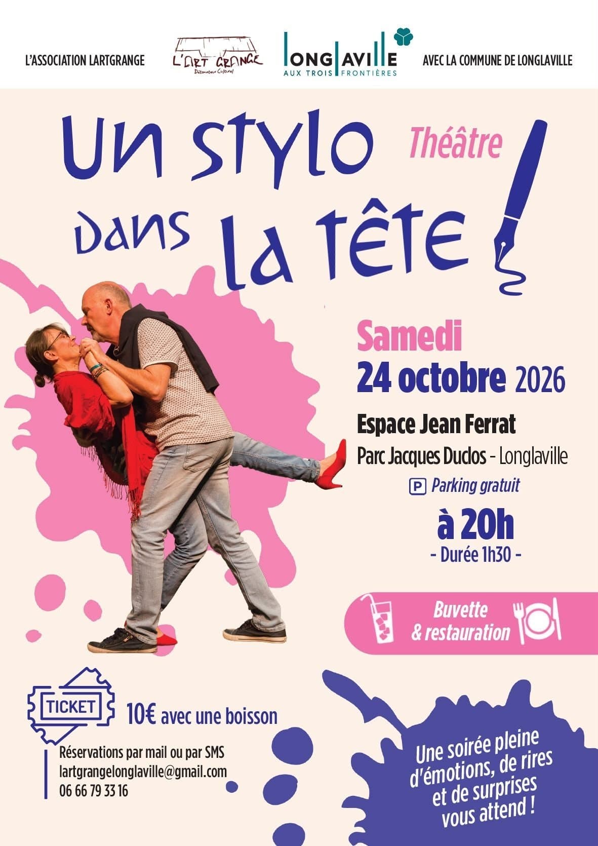 Theater: Un stylo dans la tête