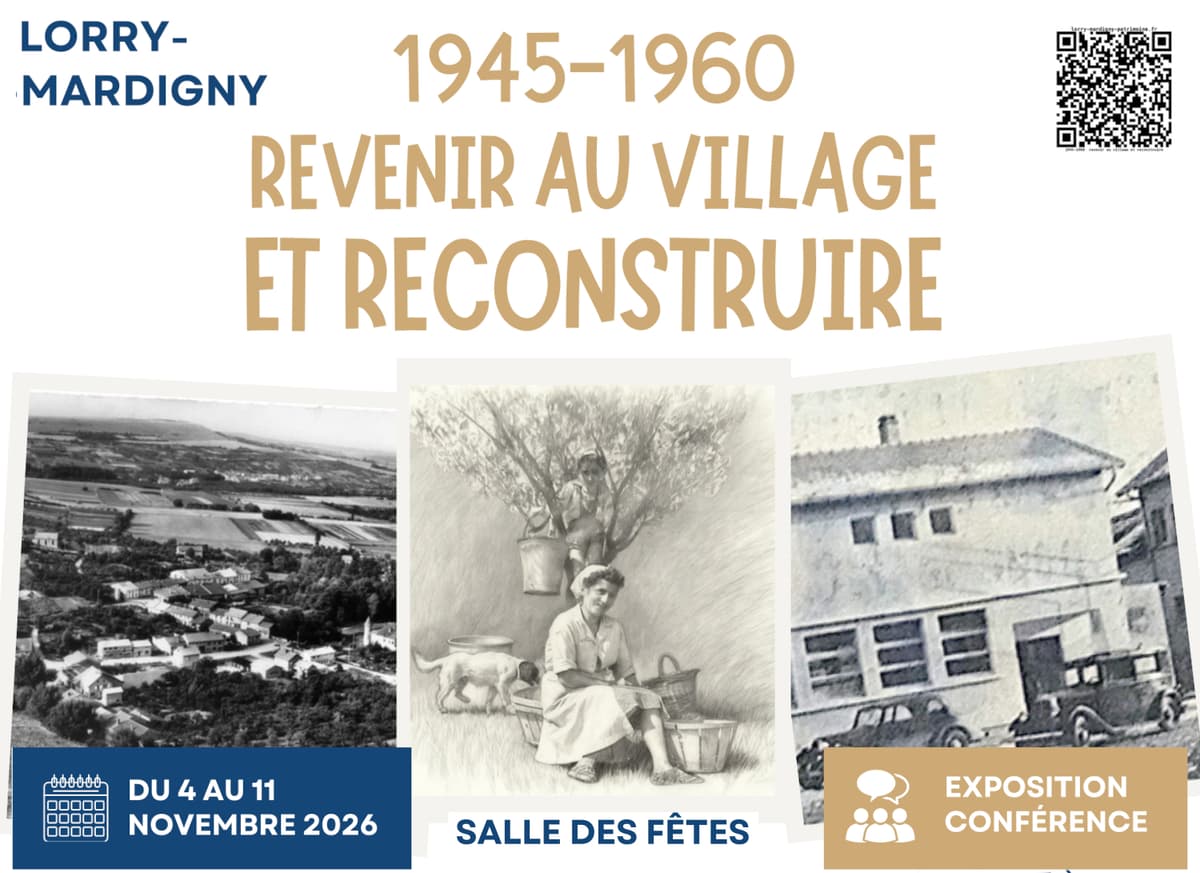 Exposition – 1940-1960 : Revenir au village et reconstruire