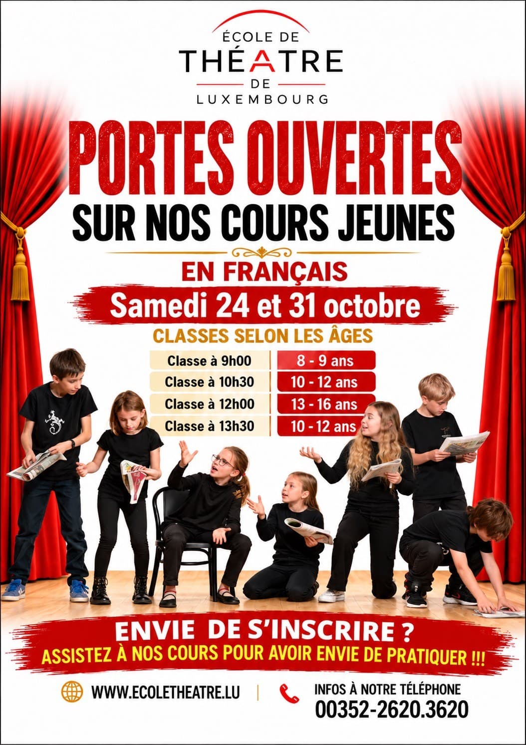 Portes ouvertes sur les cours jeunes