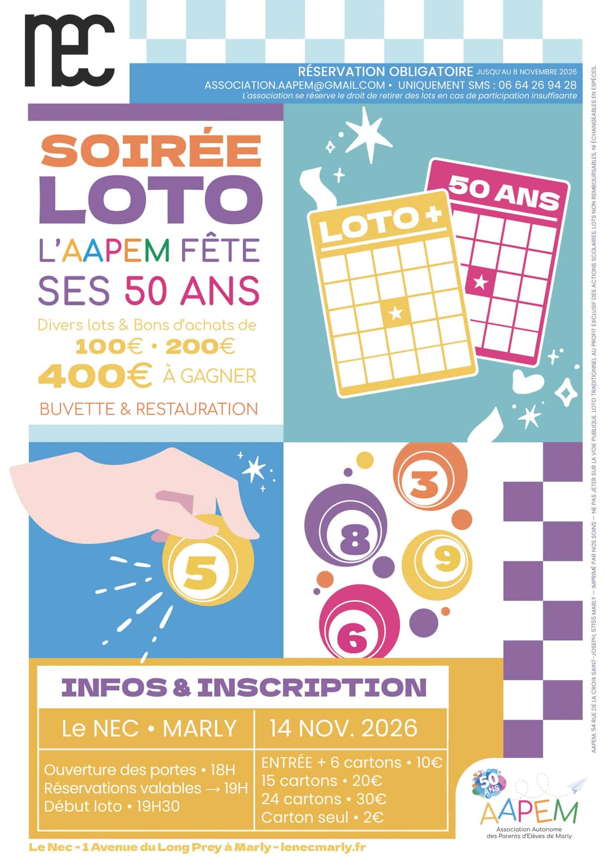 Loto de l’AAPEM pour ses 50 ans