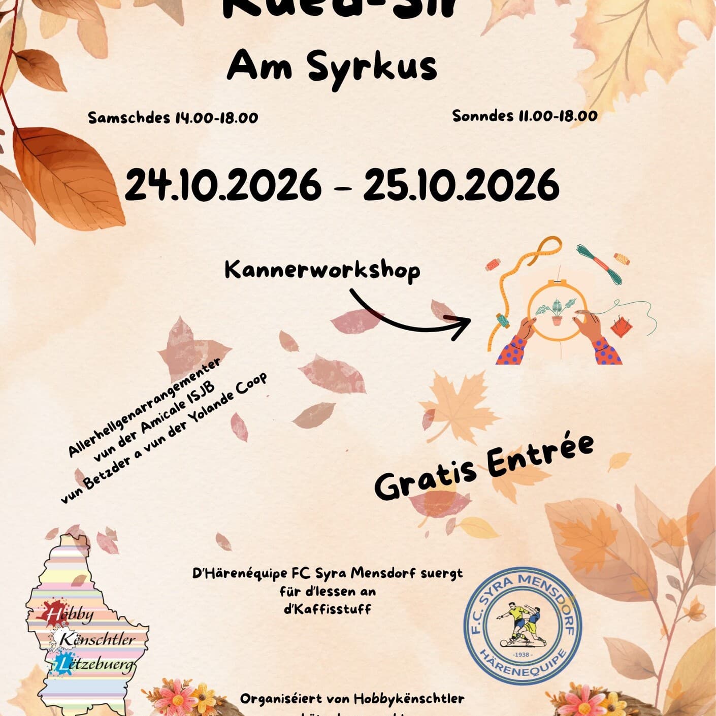 Creative market at Syrkus in Roodt-sur-Syre