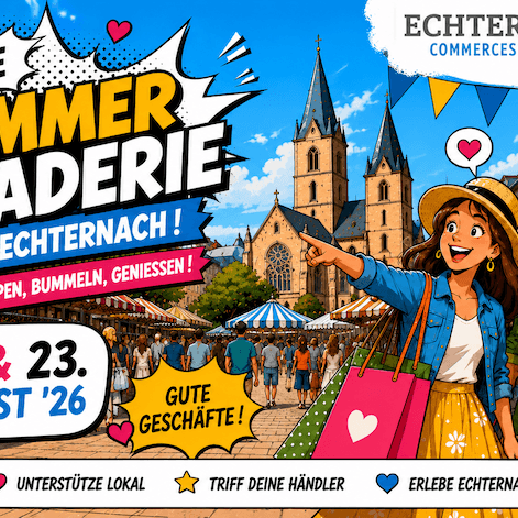 Braderie d'été à Echternach