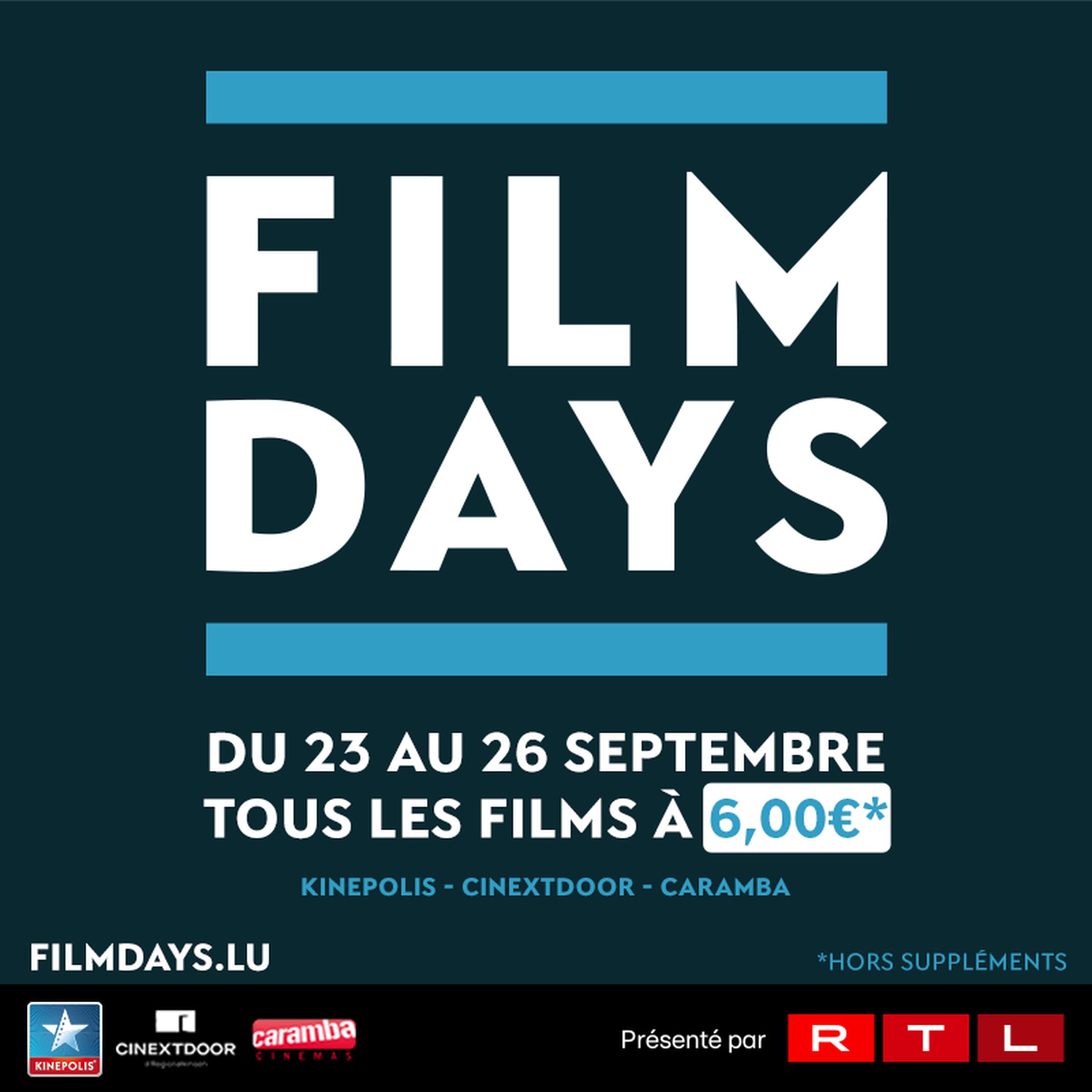Film Days – Le cinéma à petit prix !