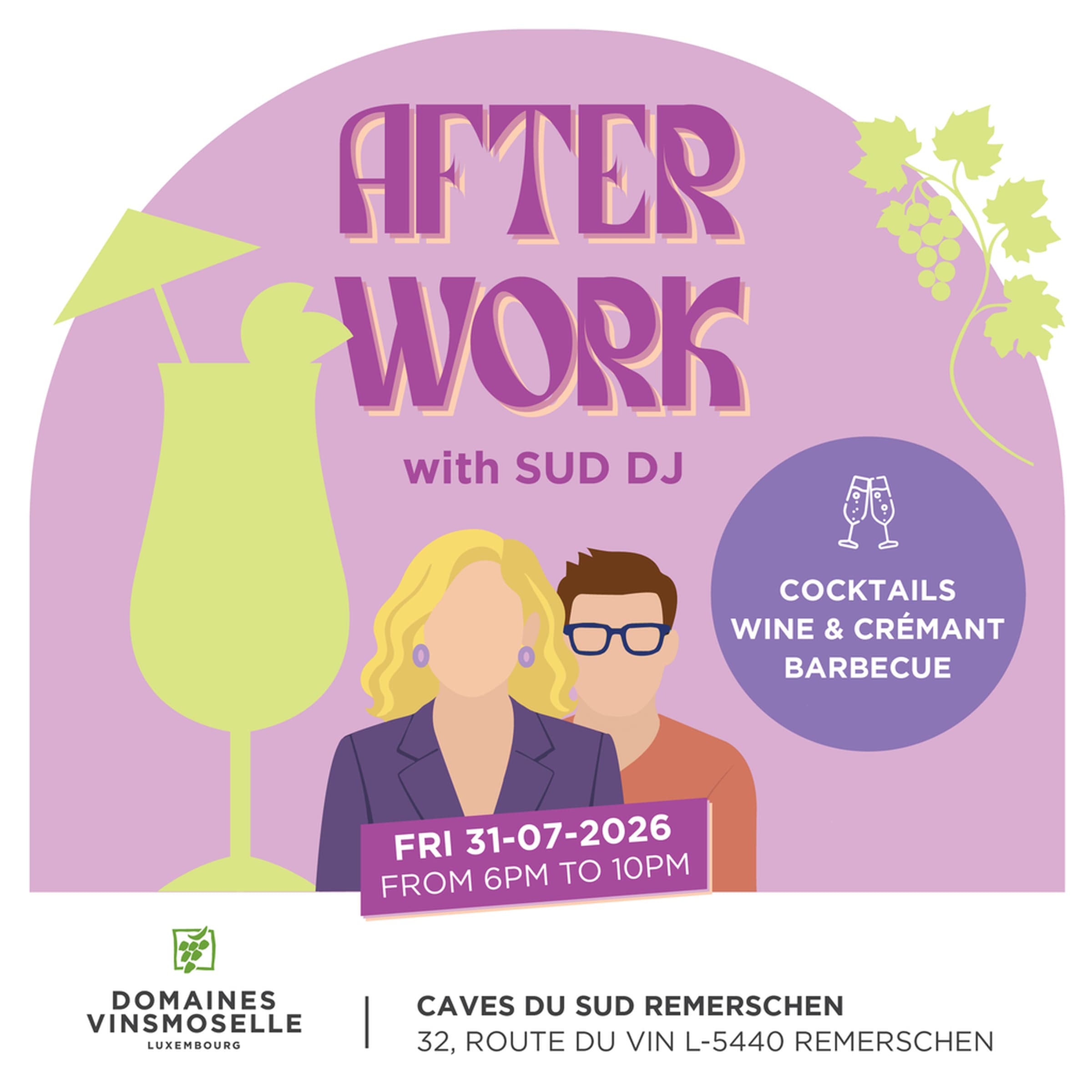 Afterwork in the vineyards