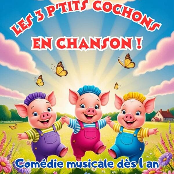 Les Trois P'tits Cochons en chanson ! - Spectacle jeune public