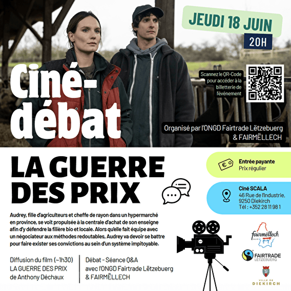 Ciné-débat pour la projection du film « La Guerre des Prix » (FR)